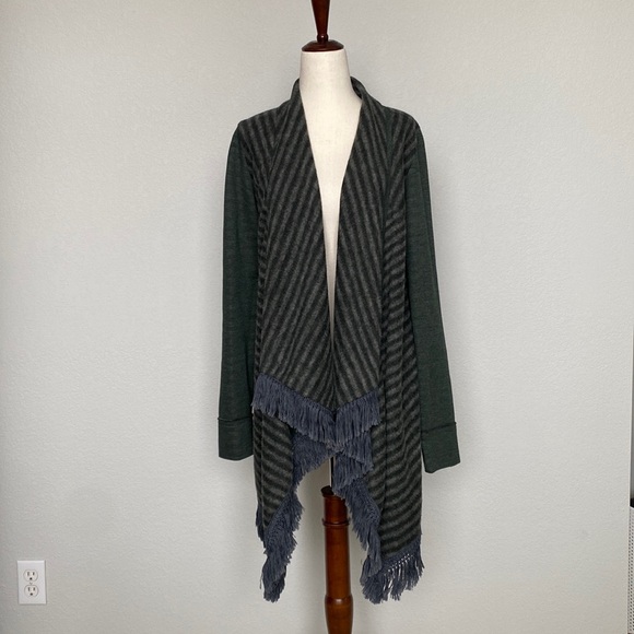 Saturday Sunday (Anthropologie) fringed cardigan - Picture 1 of 7